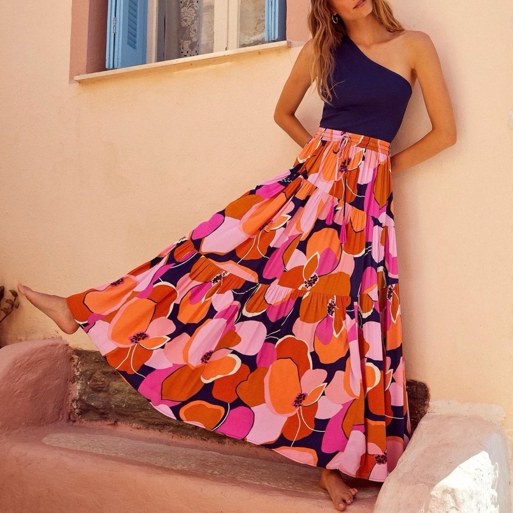 Mister Zimi Sienna maxi skirt in Loulida. NWOT